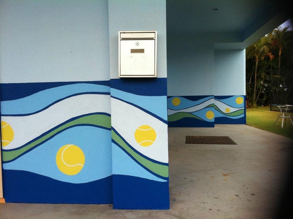 Tennis Academy Murals