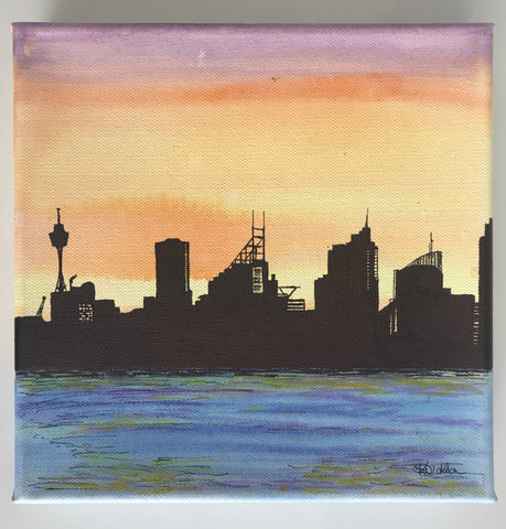 Sydney Skyline Silhouette