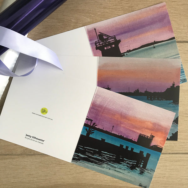 Art Cards: Newcastle Silhouette 3 card pack