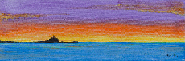 Sunset At Nobby’s Lighthouse