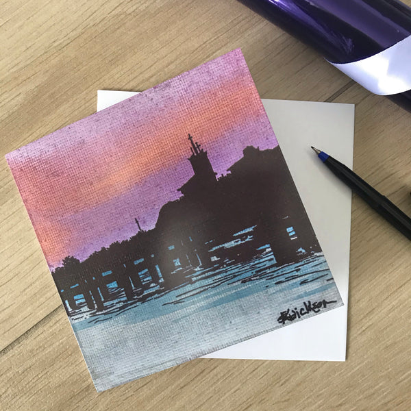 Art Cards: Foreshore Silhouette 3 card pack