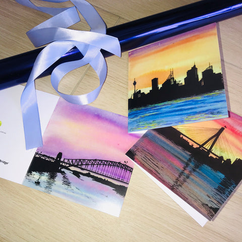 Art Cards: Sydney Silhouettes 3 card pack